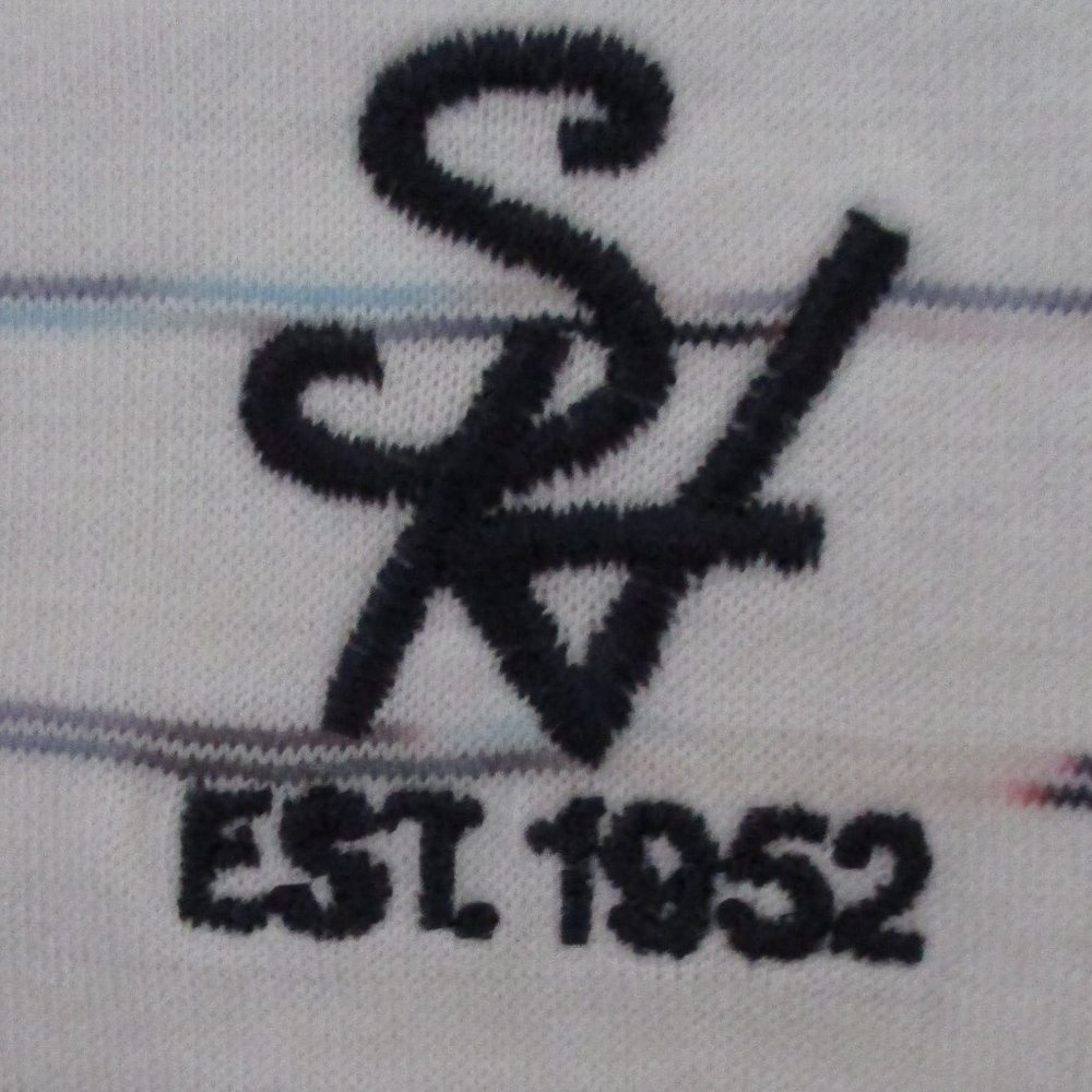 Ben Hogan Mens S/S "South Hills C.C." (CA) White Cotton Golf Polo Shirt NWOT - M
